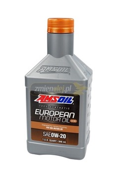 AMSOIL 0W20 European Motor Oil (EZT) 0.946L
