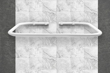 DRĄŻEK DO ZASŁONY PRYSZNICOWEJ KĄTOWY 70X110X70