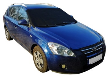 ZESTAW ZIMOWY auta MATA ANTYSZRONOWA na szybę SZCZOTKA SKROBACZKA 65cm