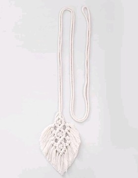Кисточка, веревка, кулон, прическа в стиле бохо, лист макраме