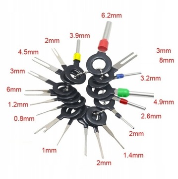 КЛЮЧИ ДЛЯ СНЯТИЯ ШТЫРЕВ РАЗЪЕМА 18 шт.