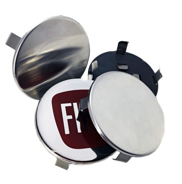 Dekielki zaślepki kapsle felg alu do Fiat 54mm
