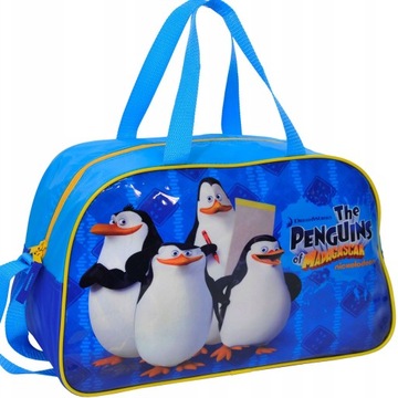 ДОРОЖНАЯ СУМКА ДЛЯ БАССЕЙНА ДЛЯ ДЕТЕЙ ПИНГВИНЫ ИЗ МАДАГАСКАРА