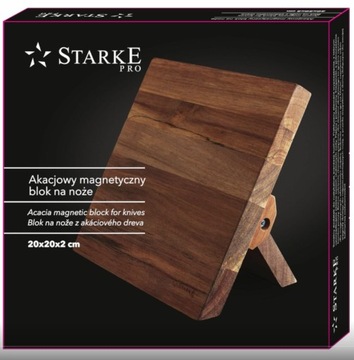 ПОДСТАВКА ДЛЯ НОЖЕЙ, УНИВЕРСАЛЬНАЯ МАГНИТНАЯ ДЕРЕВЯННАЯ ЧАСТЬ