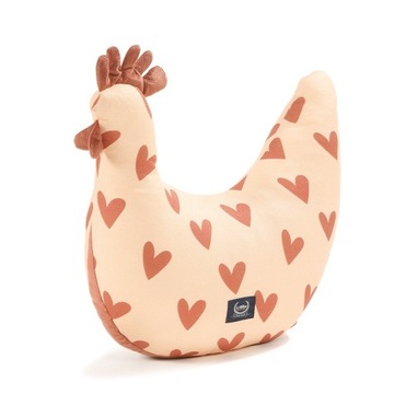 LA MILLOU PODUSZKA KURA BABCI DANY BAMBOO - HEARTBEAT PINK - GINGER