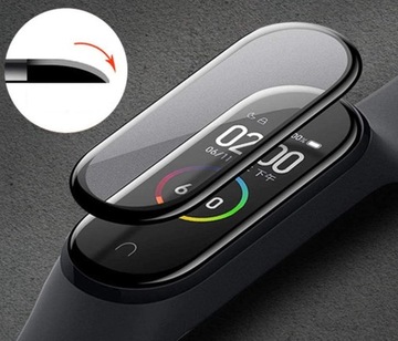 Гибридное стекло с полным клеем для Xiaomi Mi Band 4/5