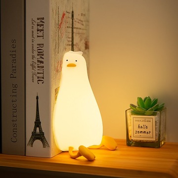 УТКА НОЧНИК ДЛЯ ДЕТЕЙ LED SILKON ПОДАРОК