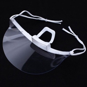 100 x MINI PRZYŁBICA MASKA MASECZKA OCHRONNA TWARZ NOS MEDYCZNA KOSMETYCZNA