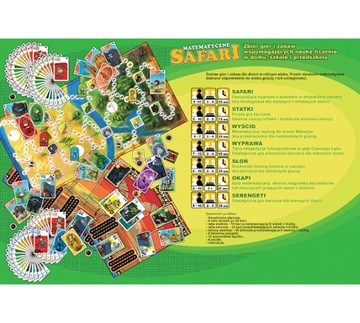 ОБРАЗОВАТЕЛЬНАЯ МАТЕМАТИЧЕСКАЯ ИГРА САФАРИ TREFL Trefl 00628