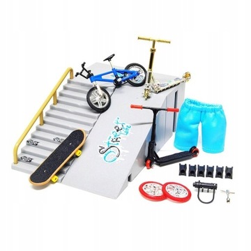 Duży ZESTAW FINGERBOARD Rampa HULAJNOGA Deska