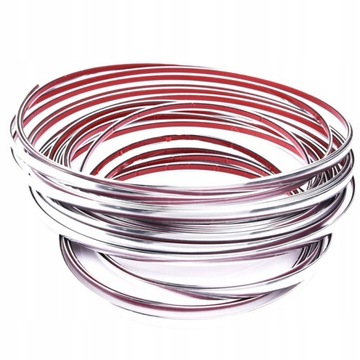 LISTWA OZDOBNA TAŚMA CHROM CHROMOWANA LISTWY 21mm