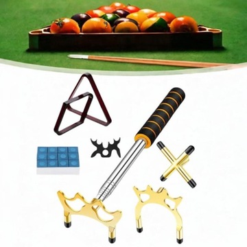 Выдвижной мостик для бильярдного кия, аксессуар для бильярдного кия из красного золота