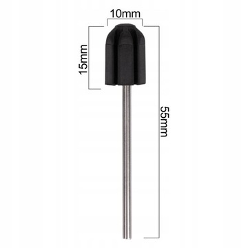 РЕЗИНОВАЯ РЕЗКА-ДЕРЖАТЕЛЬ ОПРАВКИ ДЛЯ ПЕДИКЮРА 10 ММ