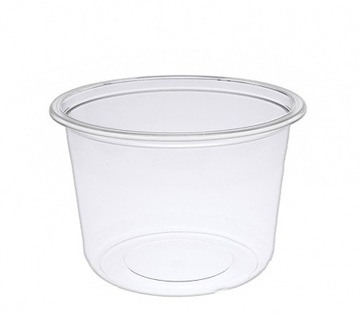 Pojemnik PP plastikowy na zupę okrągły 450 ml 8117C 115/450 50szt.