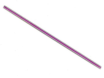 Пилка-зебра HALF MOON 100/180, набор 10 шт.