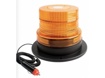 Lampa kogut LED ostrzegawcza 12V z kablem magnes .