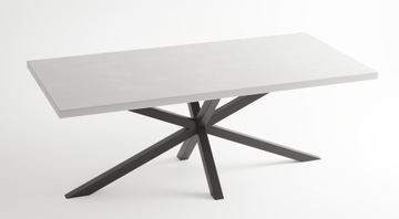Обеденный стол Кухня гостиная Spider LOFT 200x90см EGGER HALIFAX HIKORA