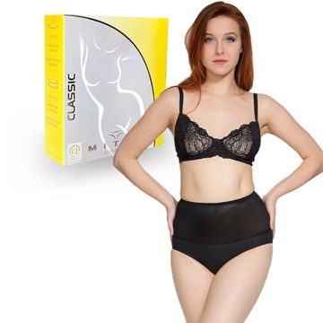 Mitex figi wyszczuplające brzuch IGA czarne 6XL