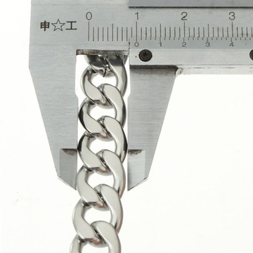 СЕРЕБРЯНОЕ БРОНЯНОЕ ОЖЕРЕЛЬЕ 9,3 ММ ХИРУРГИЧЕСКАЯ СТАЛЬ 316L