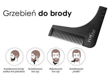 Fox grzebień do stylizacji brody