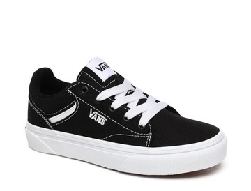 Buty męskie trampki młodzieżowe czarne VANS SELDAN BLACK VN0A4U25187 38.5