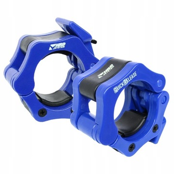 HRD SYSTEM ZACISKI NA GRYF OLIMPIJSKI 50MM SZTANGĘ HG 2 SZT. NIEBIESKIE