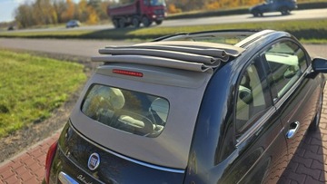 Fiat 500 II CC Seria 4 1.2 69KM 2019 Fiat 500 C Cabrio Śliczny Dolcevita 37 tys prz, zdjęcie 11