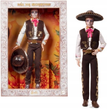 Barbie Ken Dia De Muertos Lalka kolekcjonerska JBJ06
