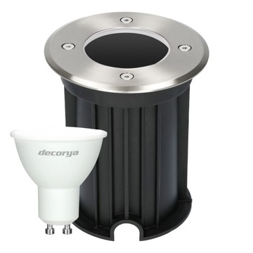WPUSZCZANA LAMPA CHODNIKOWA OPRAWA NAJAZDOWA GU10