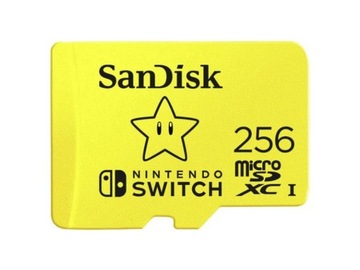 Карта microSDXC SANDISK 256 ГБ для Nintendo Switch