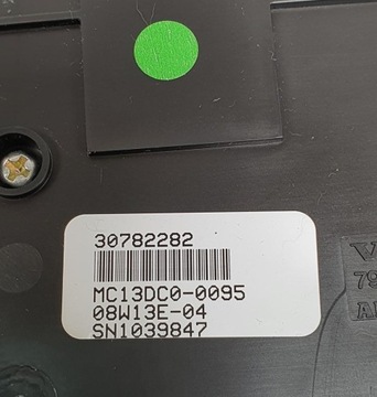 PANEL CLIMATRONIC KLIMATIZACE VOLVO XC70 II