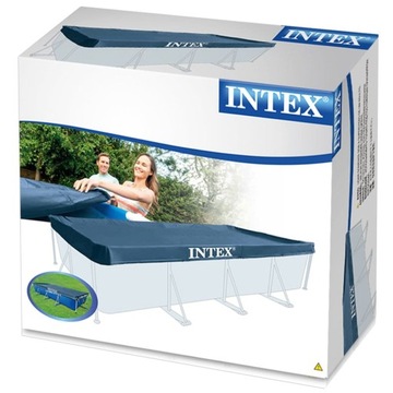 Pokrywa na basen stelażowy prostokątny 450x220 Intex 28039