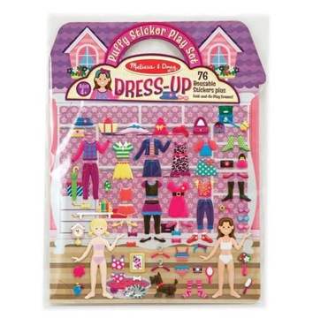 Melissa and Doug Naklejki wielokrotnego użytku wypukłe Moda i przebieranie
