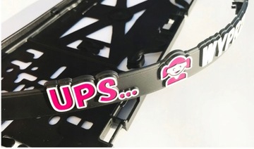 3D рамка номерного знака Я ОБОЖАЮ ТРАХАТЬСЯ