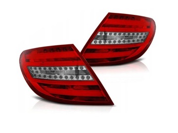 SVĚTLA MERCEDES W204 SEDAN 07-10 RED WHITE LED BAR