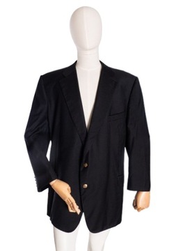 ERMENEGILDO ZEGNA LUKSUSOWA WEŁNIANA MARYNARKA,3XL