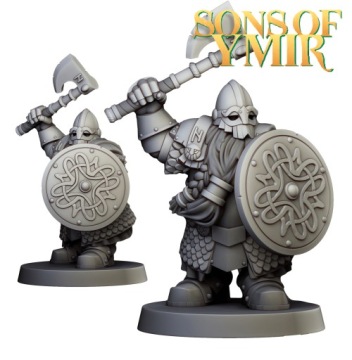 Dwarf Huscarls - 6 Póz