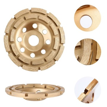 TARCZA ŚCIERNICA DWURZĘDOWA GARNKOWA BETON 125 MM