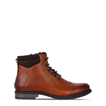 FIRETRAP Hays Rugged Ciepłe Skórzane Męskie BUTY ZIMOWE tu 41 _34289