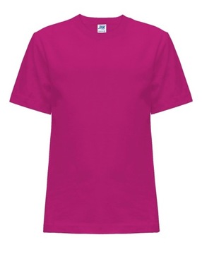 T-SHIRT DZIECIĘCY KOSZULKA JHK FUKSJA 12-14 LAT