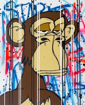 Plakat na płótnie Nowoczesny Graffiti kolorowy pla