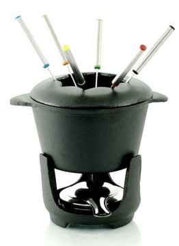 FONDUE ŻELIWNE ZESTAW DLA 6 OSÓB KINGHOFF