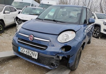 Fiat 500L Hatchback 5d Seria 5 1.4 T-Jet 120KM 2017 Fiat 500L 2017r. 1.4 Benzyna. Uszkodzony lewy przod. Jezdzi. 1.4 Benzyna, zdjęcie 1