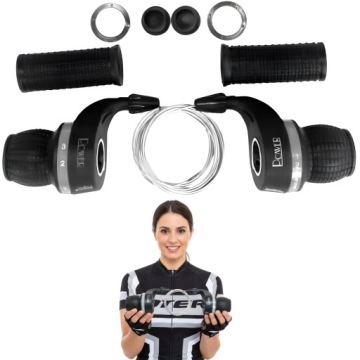 Manetki przerzutek POWER L3/R7v - Precyzja i Komfort! grip shift L3 R7