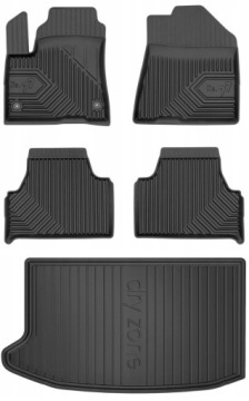 Set 77 Koberce a rohože Kia E-Soul od roku 2019- g