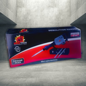 Мощный отбойный молоток 3950Вт 70Дж