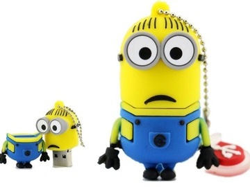 PENDRIVE USB SZYBKI FLASH DRIVE ULTRA PAMIĘĆ ZAWIESZKA PEN MINIONEK 16GB