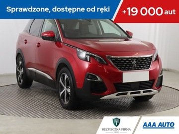 Peugeot 3008 II Crossover 1.2 PureTech 130KM 2018 Peugeot 3008 1.2 PureTech, Salon Polska, Skóra