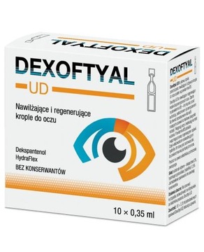 Dexoftyal UD regenerujące krople do oczu 10x0,35ml
