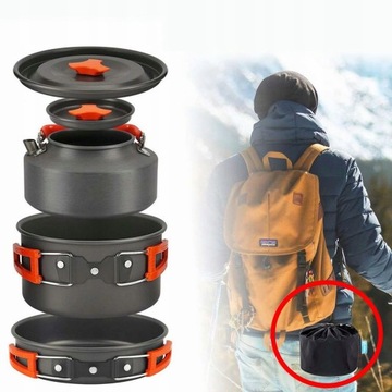 НАБОР TOURIST MENTIONER DS-308, АЛЮМИНИЙ